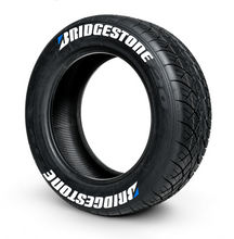 Load image into Gallery viewer, Bridgestone ( 8x Rubber Decals, Adhesive &amp; Instructions Included )