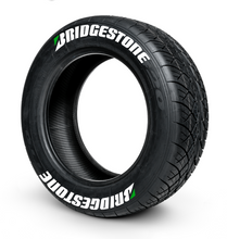 Load image into Gallery viewer, Bridgestone ( 8x Rubber Decals, Adhesive &amp; Instructions Included )