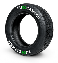 Load image into Gallery viewer, F-ck Cancer ( 8x Rubber Decals, Adhesive &amp; Instructions Included )