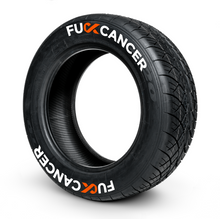 Load image into Gallery viewer, F-ck Cancer ( 8x Rubber Decals, Adhesive &amp; Instructions Included )