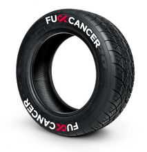 Load image into Gallery viewer, F-ck Cancer ( 8x Rubber Decals, Adhesive &amp; Instructions Included )