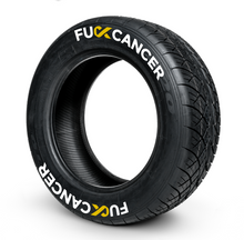 Load image into Gallery viewer, F-ck Cancer ( 8x Rubber Decals, Adhesive &amp; Instructions Included )