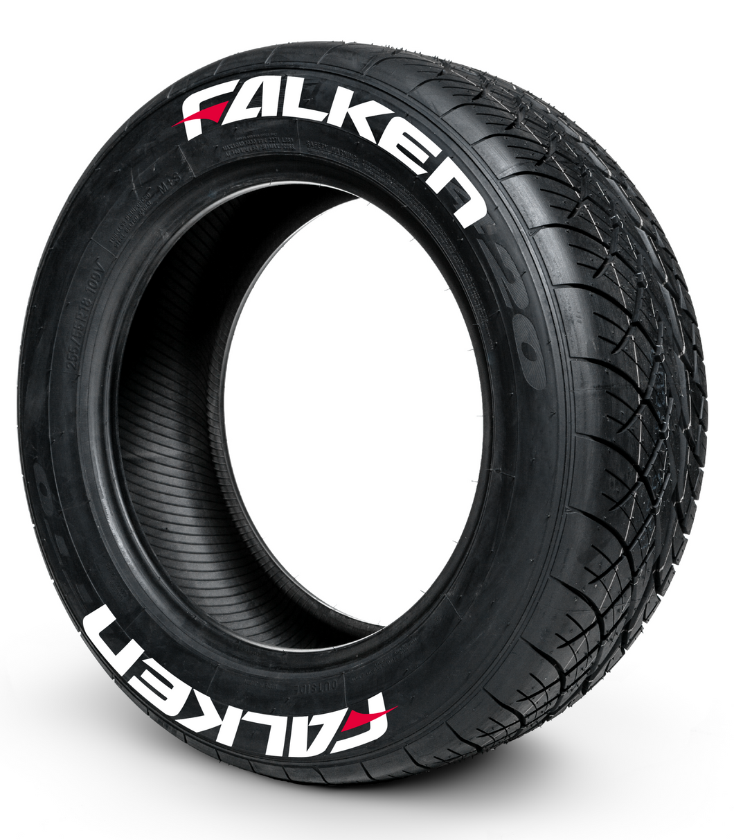 Falken ( 8x Rubber Decals, Adhesive & Instructions Included )