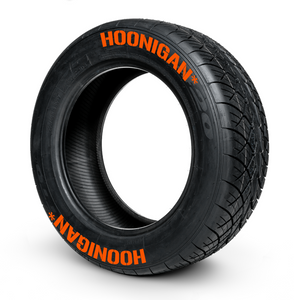 Hoonigan ( 8x Rubber Decals, Adhesive & Instructions Included )