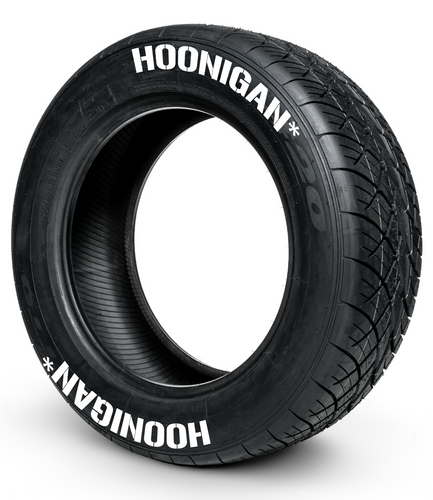 Hoonigan ( 8x Rubber Decals, Adhesive & Instructions Included )