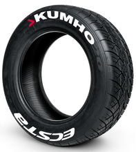 Load image into Gallery viewer, Kumho Ecsta ( 8x Rubber Decals, Adhesive &amp; Instructions Included )