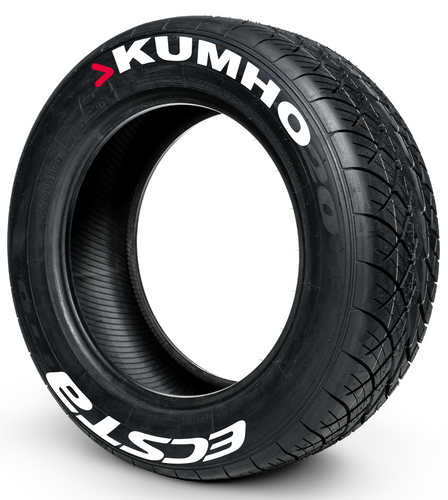 Kumho Ecsta ( 8x Rubber Decals, Adhesive & Instructions Included )