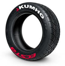 Load image into Gallery viewer, Kumho Ecsta ( 8x Rubber Decals, Adhesive &amp; Instructions Included )