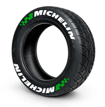 Load image into Gallery viewer, Michelin Flag ( 8x Rubber Decals, Adhesive &amp; Instructions Included )