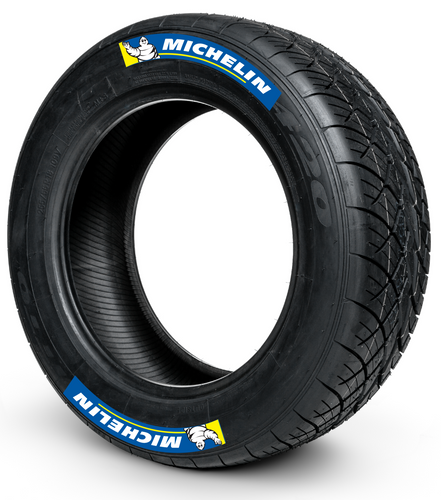 Michelin Layer ( 8x Rubber Decals, Adhesive & Instructions Included )