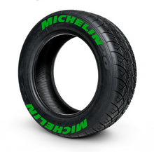 Load image into Gallery viewer, Michelin ( 8x Rubber Decals, Adhesive &amp; Instructions Included )