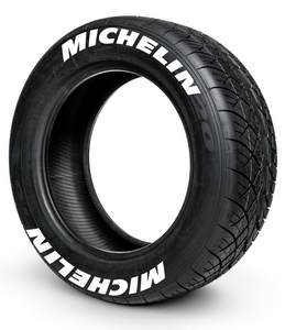 Michelin ( 8x Rubber Decals, Adhesive & Instructions Included )