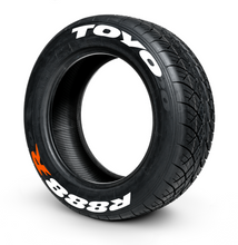 Load image into Gallery viewer, Toyo R888 R ( 8x Rubber Decals, Adhesive &amp; Instructions Included )