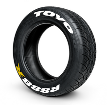 Load image into Gallery viewer, Toyo R888 R ( 8x Rubber Decals, Adhesive &amp; Instructions Included )