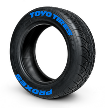 Load image into Gallery viewer, Toyo Tires Proxes ( 8x Rubber Decals, Adhesive &amp; Instructions Included )