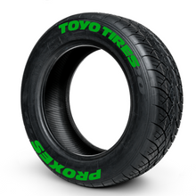 Load image into Gallery viewer, Toyo Tires Proxes ( 8x Rubber Decals, Adhesive &amp; Instructions Included )