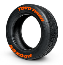 Load image into Gallery viewer, Toyo Tires Proxes ( 8x Rubber Decals, Adhesive &amp; Instructions Included )