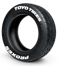 Load image into Gallery viewer, Toyo Tires Proxes ( 8x Rubber Decals, Adhesive &amp; Instructions Included )