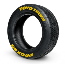 Load image into Gallery viewer, Toyo Tires Proxes ( 8x Rubber Decals, Adhesive &amp; Instructions Included )