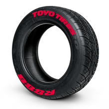 Load image into Gallery viewer, Toyo Tires R888 ( 8x Rubber Decals, Adhesive &amp; Instructions Included )